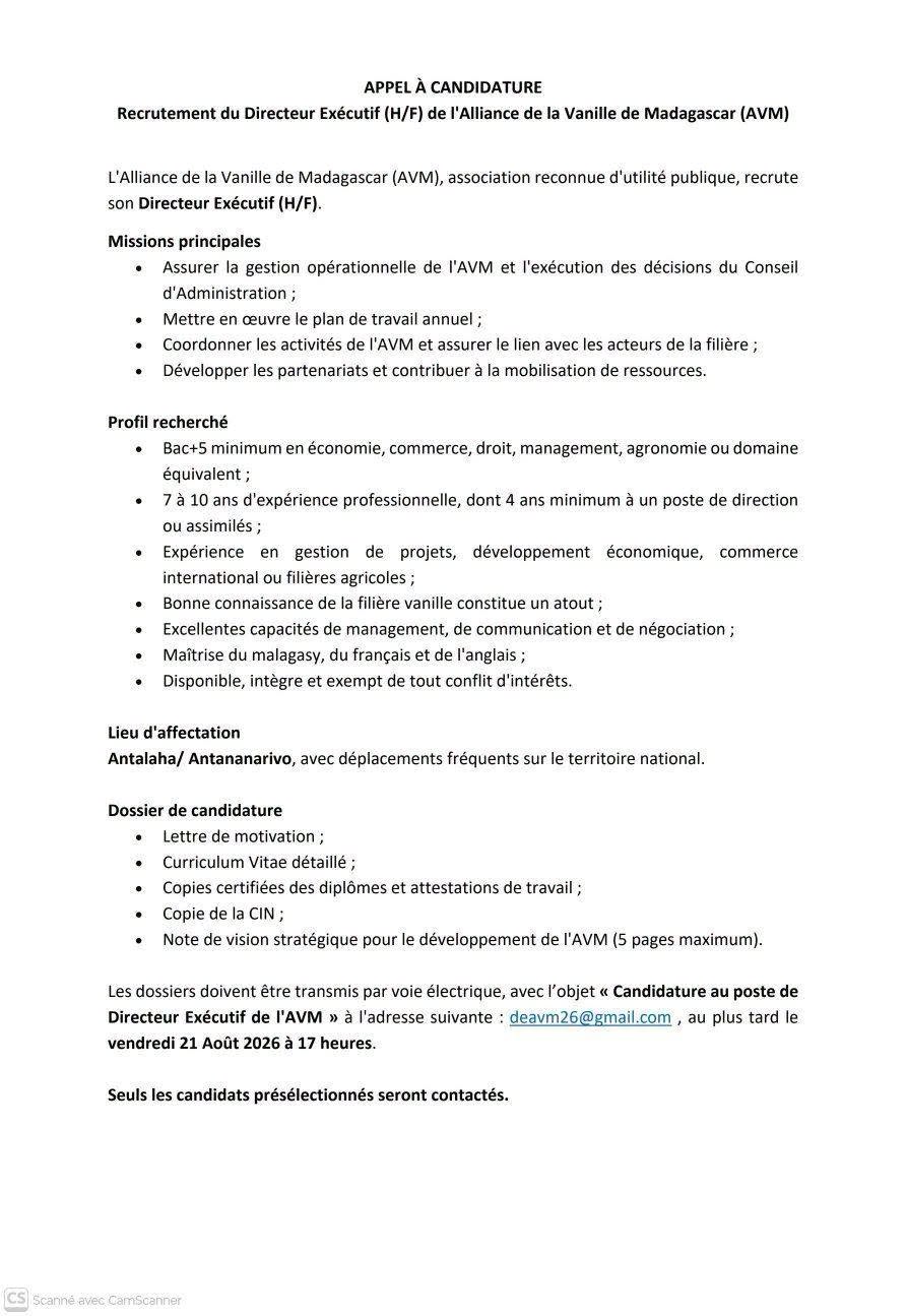 appel à candit